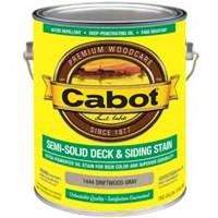 cabot decking stain, 1 gal driftwood gray