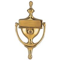 Door Knocker Viewer, 7in. Polished Brass