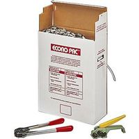 heavy duty poly strapping kit with tools, 1/2in. x 7200