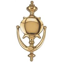 Door Knocker, Polished Brass