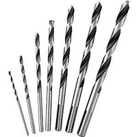 High Speed Steel Drill Bit Set, 1/16in.-1/4in. 7 Pc