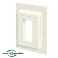 Sturdmount Receptacle Mounting Block, 6" x 8 1/2" Arctic White