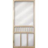 Spindle Wood Screen Door, 36in. Natural