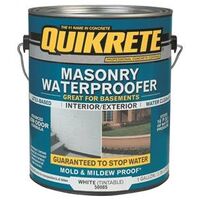 quikrete masonry waterproofer, 1 gal white