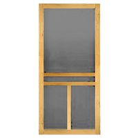 Screen Tight T-Bar WTBAR30HYB Screen Door, 30 in W x 80 in H, Wood