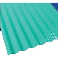pvc panel, green 8 x 26in.
