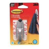 medium designer hook, chrome