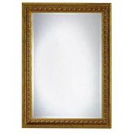 decorative rectangular mirror, 29in. x 41in. gold