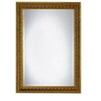decorative rectangular mirror, 29in. x 41in. gold