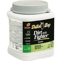 Exterior Latex Paint, 1 Qt Flat Neutral Base