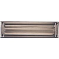 mail slot, 11in. x 2in. satin nickel