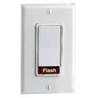 Flashing 911 Rocker Switch, White