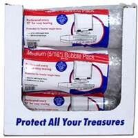 airtight bubble wrap, 16in. x 7