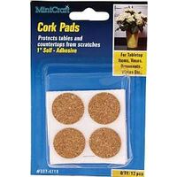 Cork Pads, 1"