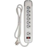 Seven Outlet Surge Protector Strip with Phone Jacks, 4