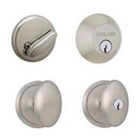 siena combo entry lockset, satin nickel