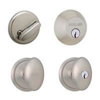 Siena Combo Entry Lockset, Satin Nickel
