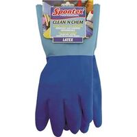 Clean N Chem Latex Gloves, Large
