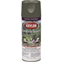 Outdoor Spaces Spray Paint, 12 oz Moss