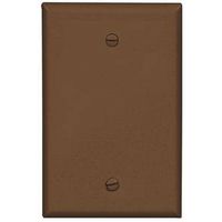 8107203 - 1G BLANK PLATE - BROWN