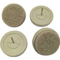 plastic base glides with felt, 3/4in.
