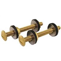 Brass Plated Closet Bolt Set 