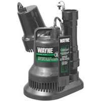sump pump & back up system, 3/10 hp