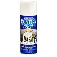 satin spray paint, 12 oz light sage