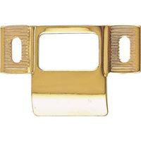 adjustable strike, polished brass