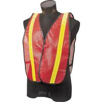 Jackson 3006273 Flat Weave Reflective Safety Vest With Side Straps