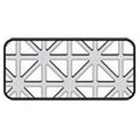 aluminum sheet, 1 x 2 brass