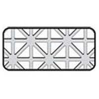 aluminum sheet, 1 x 2 brass