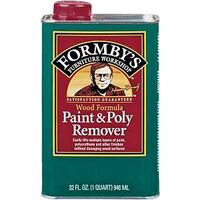 formbys wood paint & poly remover, 1 qt