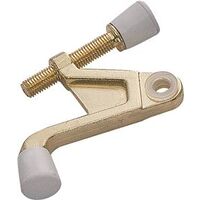 Hinge Pin Door Stop Bright Brass