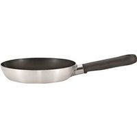 satin & glass non stick fry pan, 8in.