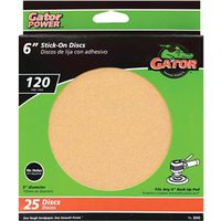 8212565 - 6IN GOLD STICK-ON DISC 120#
