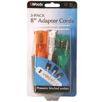 8225369 - 18/3 ADAPTER CORD 3-PACK