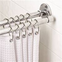 Double Shower Rod, 72in. Chrome