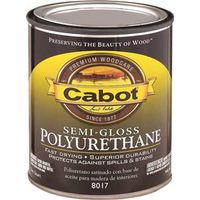 cabot oil based polyurethane, 1 qt semi-gloss