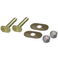 1/4in. x 2 1/4in. brass toilet bolt sets