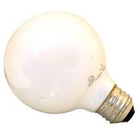Globe Light Bulb, 40W White