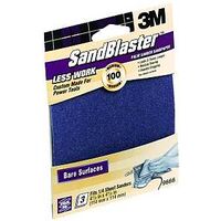 sandblaster palmsheet 4 1/2in. x 4 1/2in. 100 grit