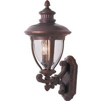 Wall Mount Outdoor Lantern, Redwood Rust