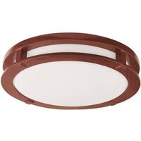 Round Ceiling Fixture, Walnut