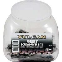 Phillips Screwdriver Bit, #2 x 1in. 500 Pk