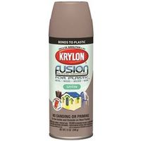 krylon fusion spray paint, satin khaki 12 oz
