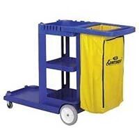 Light Duty Janitorial Cart, Blue