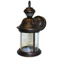motion sensor lantern, antique bronze
