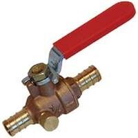 Ball Valve with Drain Port, 1/2in. x 1/2in.