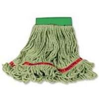 shrinkless wet mop head, medium green